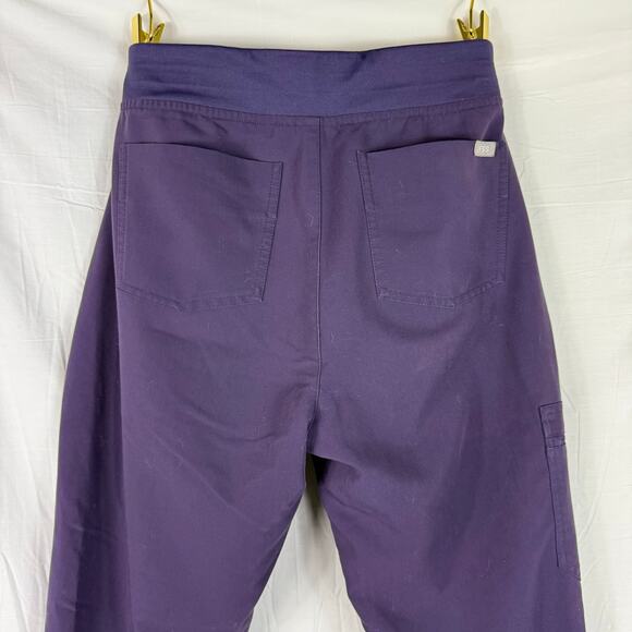 FIGS Women Small Zamora Jogger Scrub Pants Bottoms Purple Pockets W18SW2005 - Picture 9 of 9